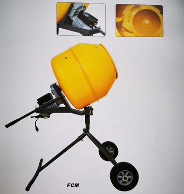 160L Mini Betoniarka Żółta Mieszarka Cementu