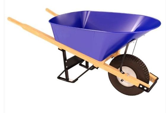 Narzędzia do wózków ogrodowych 540 mm Taczka 150 kg 6 stóp sześciennych ze stalową ramą
