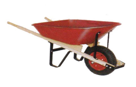 Narzędzia do wózków ogrodowych 540 mm Taczka 150 kg 6 stóp sześciennych ze stalową ramą