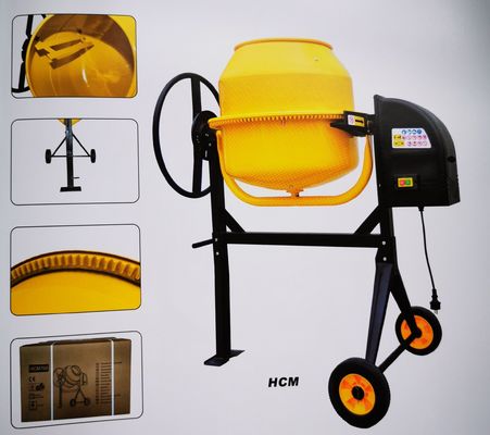 DIY elektryczna betoniarka 140L przenośna betoniarka