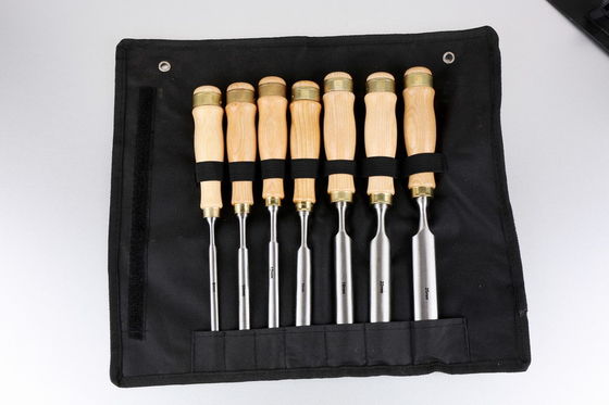 60crv zestaw dłut do rzeźbienia w drewnie 140mm drewniany uchwyt
