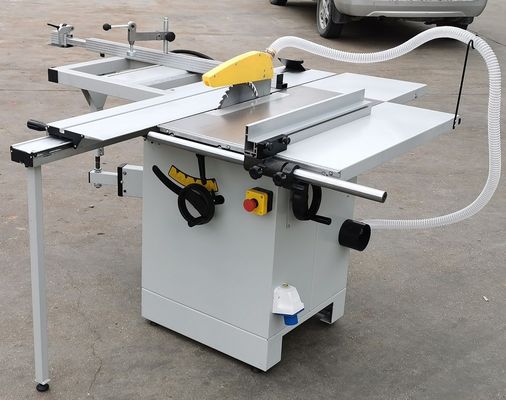 Elektryczna piła stołowa 240 V Precyzyjna przesuwna piła stołowa z automatycznym smarowaniem 250 mm