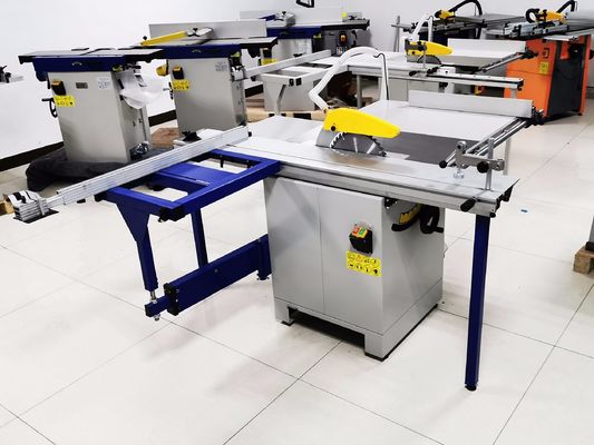 1500W Maszyna do prasowania drewna Półautomatyczna piła stołowa do obróbki drewna