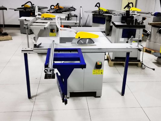 1500W Maszyna do prasowania drewna Półautomatyczna piła stołowa do obróbki drewna