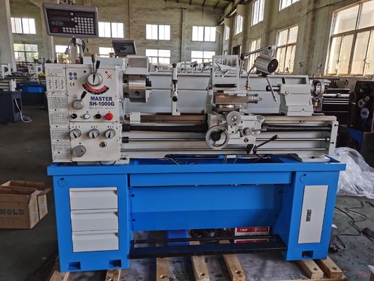 Mechaniczna precyzyjna tokarka stołowa do metalu 1000 mm Nowy stan
